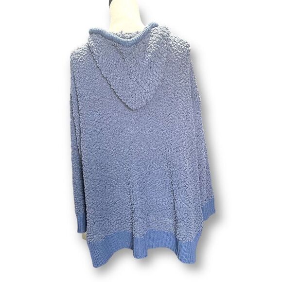 MOD Black Label Blue Sweater Hoodie, Size Medium/Large - Picture 2 of 12